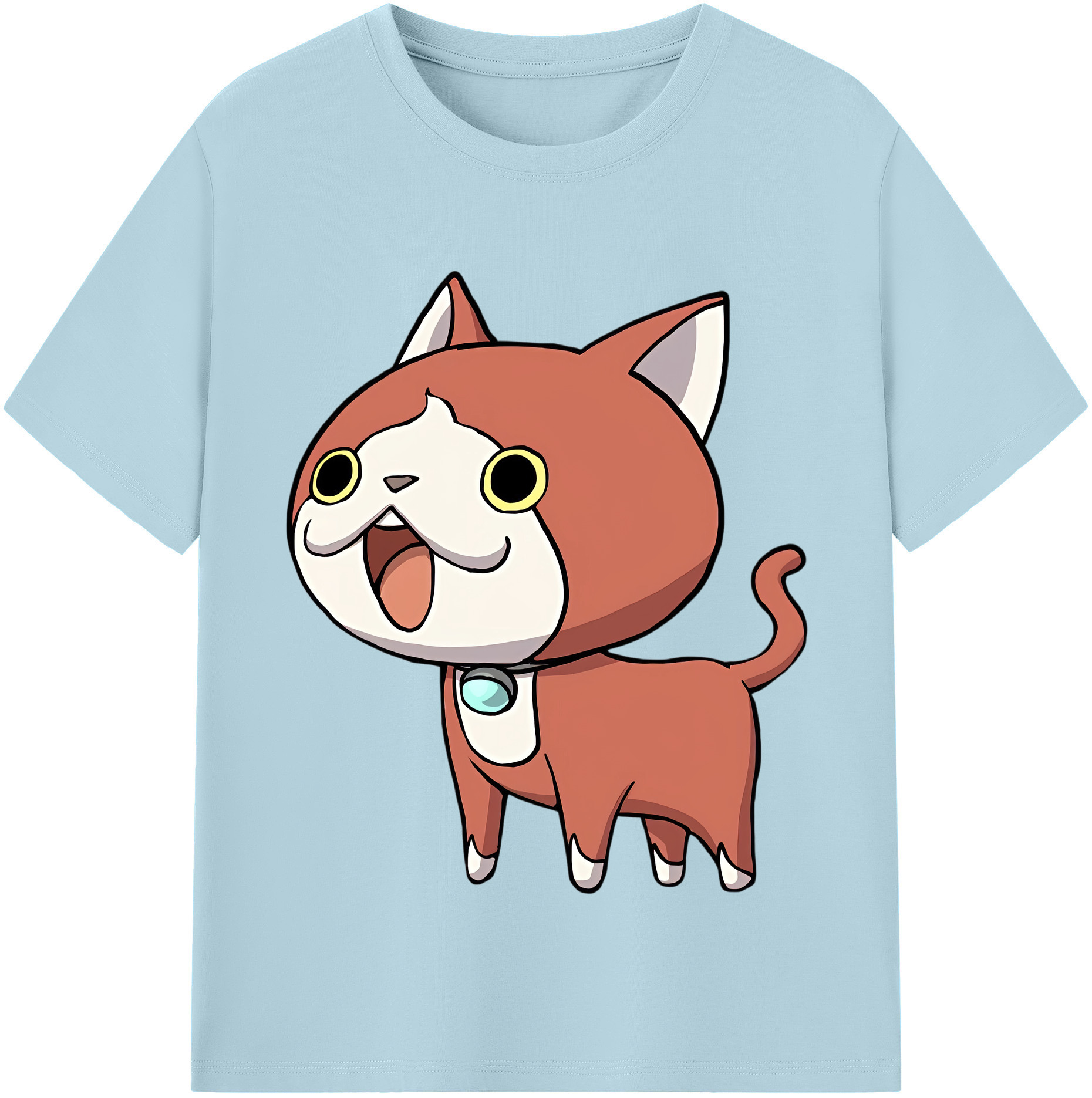 （画像用） 妖怪ウォッチ Yo-kai Watch 綿100％半袖Tシャツ（フロントプリント）